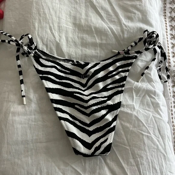 Triangl Zebra Print Bikini Bottoms - Picture 2 of 2
